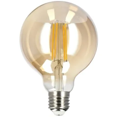 Produktbild von DARI LED Filament dekorative Glühbirne 7W, E27, 2700K, 710lm, 230V, GOLD G95, EDO777635