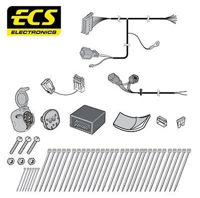 Produktbild von ECS FI010BB Elektrosatz Anhängerkupplung E-Satz für FIAT Idea (350) Anhängevorrichtung