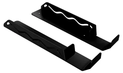 Produktbild von Wandmontiertes Schwerlast-Werkzeugregal für Werkstätten und Rennanhänger - Eisenstützständer mit robuster Halterung 37,5 x 6 x 5,08 cm