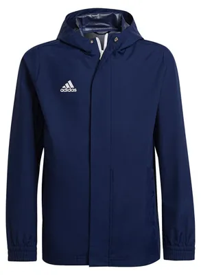 Imagen del producto de Adidas - Chaqueta "Entrada 22" para niños, apta para todo tipo de clima, modelo PP2596 (talla 152) (azul marino oscuro)