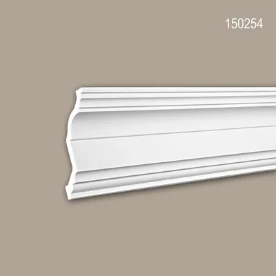 Produktbild von PROFHOME 150254 Eckleiste aus Polyurethan Deckenleiste Stuckleiste 2 m