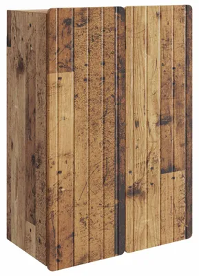Zdjęcie produktu dla Szafka ścienna vidaXL z drewna postarzanego 66 x 34,5 x 92 cm z płyt drewnopochodnych