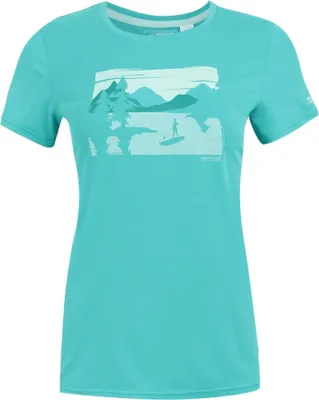 Image de Regatta - T-shirt "Fingal" pour femme RG11824 (34 FR) (Turquoise)