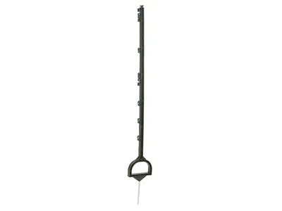 Produktbild von Kerbl Steigbügelpfahl grün, 114,5?cm, Bodennagel 19?cm, verzinkt, Weidezubehör