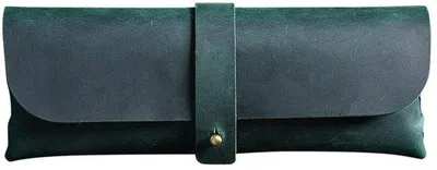 Produktbild von Leder-Etui für 20 Stifte, 21x8 cm, Retro-Design