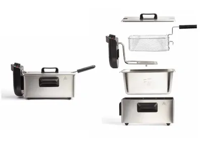 Produktbild von Livoo Fritteuse 3 L 2000 W Grau
