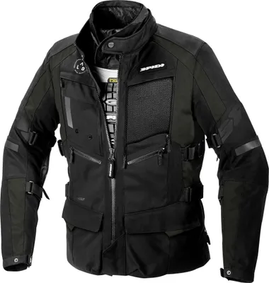 Zdjęcie produktu dla Tekstylna kurtka motocyklowa Spidi 4 Season Evo H2Out, czarny/zielony, M