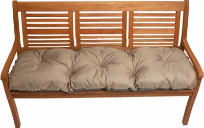 Produktbild von Bankkissen 120x50cm, Sitzkissen outdoor, Gartenkissen, Auflage für Hollywoodschaukel, Bodenkissen Beige