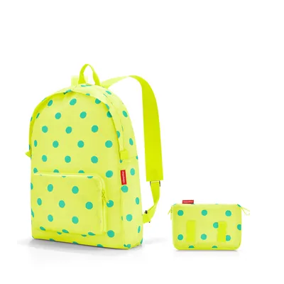 Produktbild von reisenthel mini maxi rucksack, einkaufsbeutel, einkaufstasche, tasche, lemon dots, 14 l, AP2025