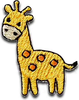 Produktbild von Mono Quick 04229 Giraffe, klein Bügelbild, Patch, ca. 2,2 x 2,8 cm, Savanne