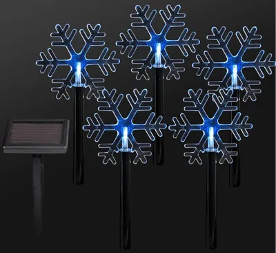 Image de 5 Flocons solaire 5 LED