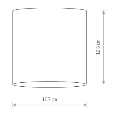 Image de Spot POINT doré et blanc, 1xGU10x10W, métal, dimensions : 12,5 x 12,7 x 12,7 cm, IP20, Nowodvorski Lighting