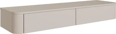 Produktbild von Selsey Luvio Slim – TV-Board hängend, Kaschmirgrau, 140 cm
