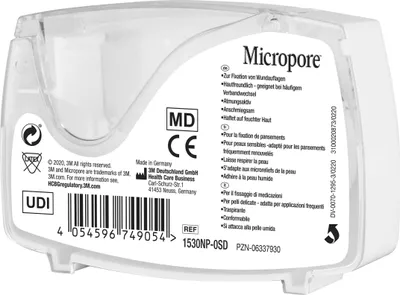 Obrázok produktu pre Mikropórová netkaná náplasť 1,25 cmx5 m w.abr.1530np-0sd 1 ks