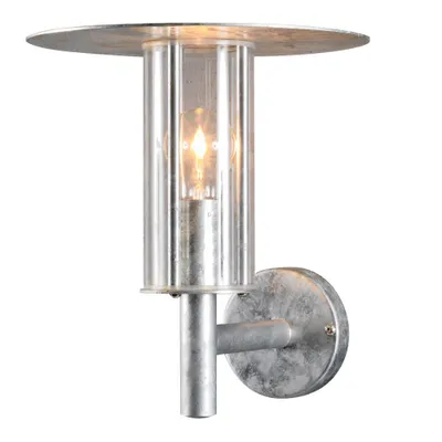 Produktbild von Konstsmide Mode Wandleuchte galvanisierter Stahl, klares Polycarbonat Glas (bruchsicher und schlagfest), Hand EU 660-320