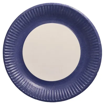 Immagine prodotto di 20 piatti, tondi in cartone Ø 23 cm blu scuro