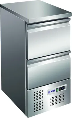Immagine prodotto di Banco refrigerato KBS 438x700x875 mm, raffreddamento ventilato, predisposto per la connessione alla rete elettrica, 230 V, 0,1 kW, 1 porta