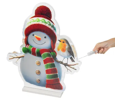 Produktbild von LED-Schneemann-Dekoration, 57 cm, Kaemingk