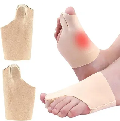 Image de Orthèse de correction de l'oignon, orthèse ajustable pour la plante du pied chez l'adulte, confortable de jour comme de nuit, soulagement de la douleur, orteils qui se chevauchent
