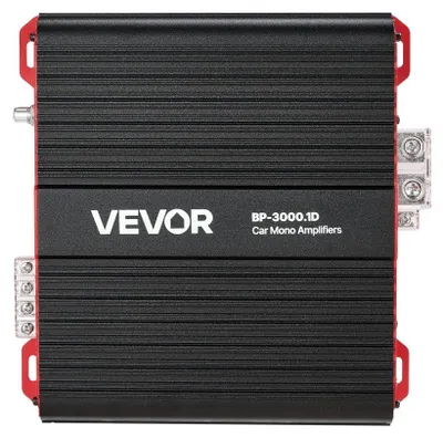 Imagen del producto de Amplificador de potencia monobloque - 3000 W RMS - Carcasa de aluminio - Para subwoofers