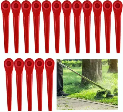 Produktbild von 200 Stück Kunststoffmesser Ersatzmesser für Gardena Rasentrimmer Austausch des Rasentrimmers