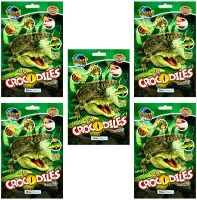 Produktbild von Blue Ocean Crocodiles Sammelfiguren 2025 - Planet Wow Figur - 5 Tüten