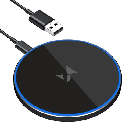Produktbild von Wozinsky WLI-01Y 15 W Qi Induktives Ladegerät mit USB-C Kabel – Schwarz