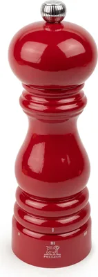 Produktbild von PEUGEOT Salzmühle PARIS 18cm Passionsrot Lackiert Buchenholz Stahlmahlwerk