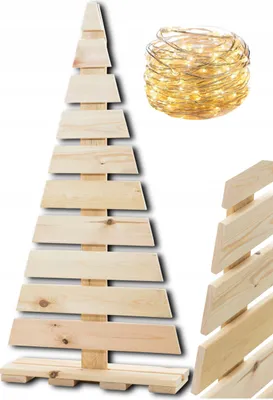 Immagine prodotto di Albero di Natale Decorazione natalizia in legno 120cm LED