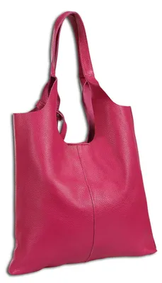 Produktbild von Toscanto Damen Shopper Leder Tasche fuchsia pink OTT166SP4
