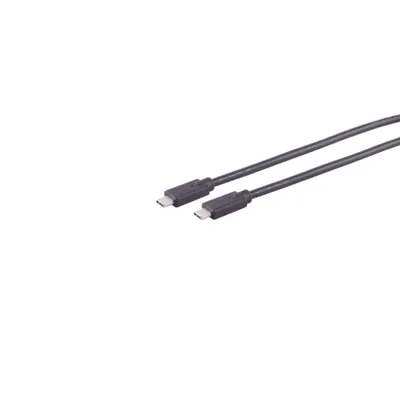 Image de S-IMPULS Câble de connexion USB-C, 100 W, 2.0, noir, 2,0 m