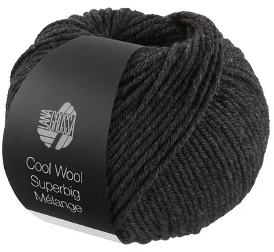 Produktbild von Lana Grossa - Cool Wool Superbig Melange 0218 dunkelgrau meliert