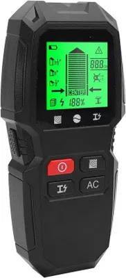 Obrázek produktu pro Elektronický detektor kovů – multifunkční detektor kovů a dřeva 5 v 1 – LCD displej – přesné senzory na kovy a dřevo – multifunkční detektor pro vyhledávání kovů, dřeva a drátů