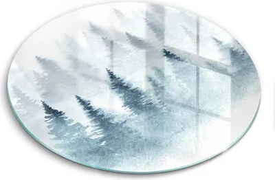 Produktbild von Glasschneideplatte - Herdabdeckplatte - fi40 cm -Schneidebrett - Spritzschutz - Altwald gestrichen
