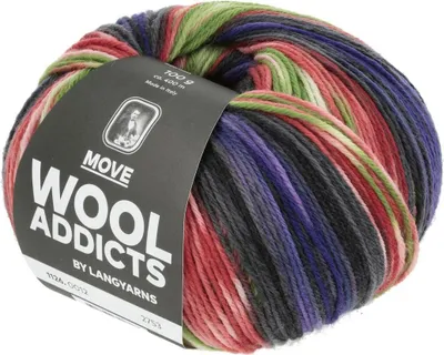 Produktbild von Lang Yarns - Move 0012 lila rot grün