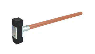 Productafbeelding van Plaatsingshamer, rubberen hamer, 2,5 kg met verwisselbare rubberen kop, 90 cm