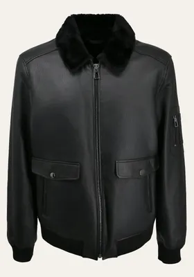 Produktbild von Lammfelljacke Soren Schwarz - Größe: M