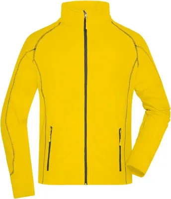 Produktbild von Leichte Outdoor-Fleecejacke yellow/carbon, Gr. XXL