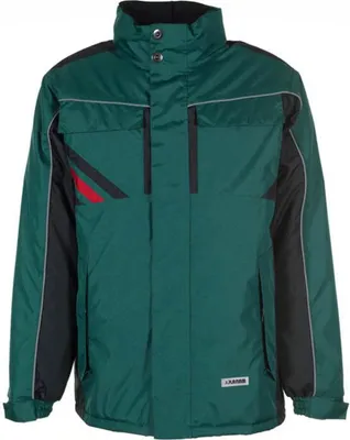 Produktbild von Größe XL Unisex Planam Highline Winter Winterjacke grün schwarz rot Modell 2305