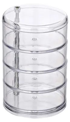 Image de Lot de 2 porte-cosmétiques transparents, taille unique.