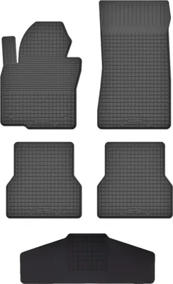 Produktbild von Gummi Fußmatten Set Für: Mazda 2 Iv (2014-) Gummimatten Schwarz