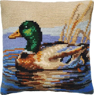 Obrázok produktu pre CDA, vankúš s výšivkou "drak", potlačený vzor, 40x40 cm