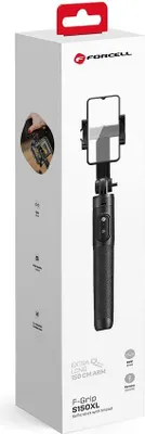 Image de FORCELL F-GRIP S150XL Trépied pour perche à selfie avec télécommande Bluetooth