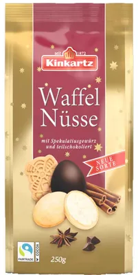 Produktbild von Kinkartz Waffelnüsse Spekulatius 250g