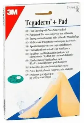 Productafbeelding van Tegaderm Pad, 9x10 cm, 5 pleisters