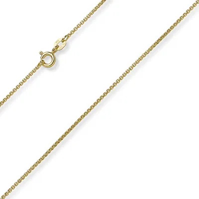Produktbild von 1,2mm Venezianer-Kette rund aus 750 Gold Gelbgold Kette Collier Halsschmuck 40cm