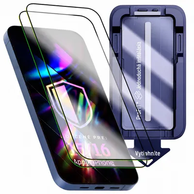 Obrázok produktu pre H Hardy 2 ks Ochranného skla pre iPhone 15/16, Fólia na displej z tvrdeného skla 9H, Obrázok generovaný UI