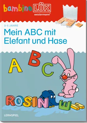 Produktbild von bambinoLÜK. Vorschule: Mein ABC mit Elefant und Hase