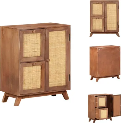 Obrázek produktu pro vidaXL Příborník 60x35x75 cm Massivholz Mango - Příborníky