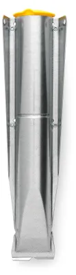 Produktbild von Metallbodenanker mit Abdeckkappe, Korrosionsbeständiger Stahl